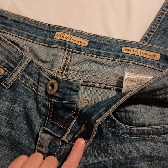 NEW Vintage Guess Power Ultra Skinny Jeans - Picture 7 of 8